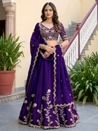 Royal Heritage Embroidered Lehenga Set