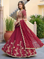 Royal Heritage Embroidered Lehenga Set