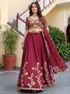 Royal Heritage Embroidered Lehenga Set