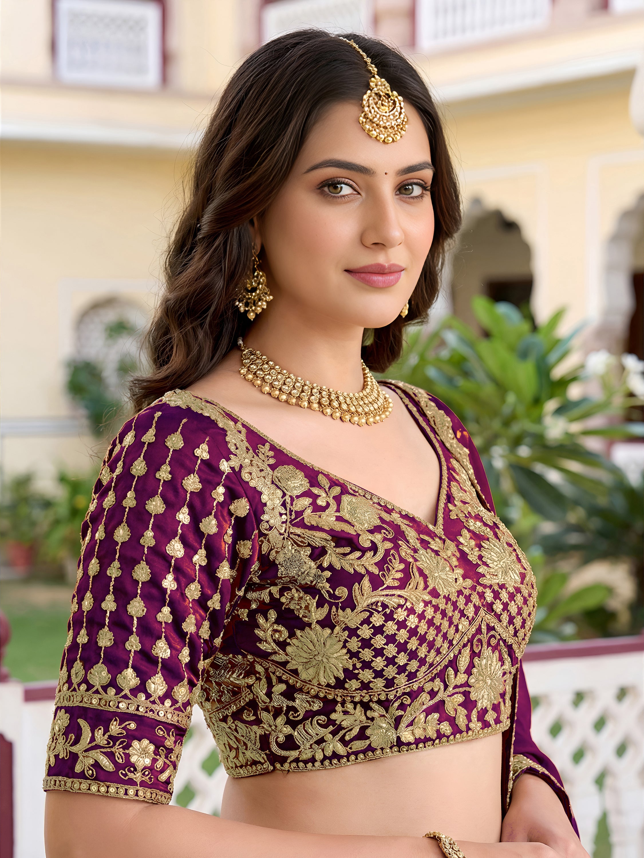 Royal Heritage Embroidered Lehenga Set