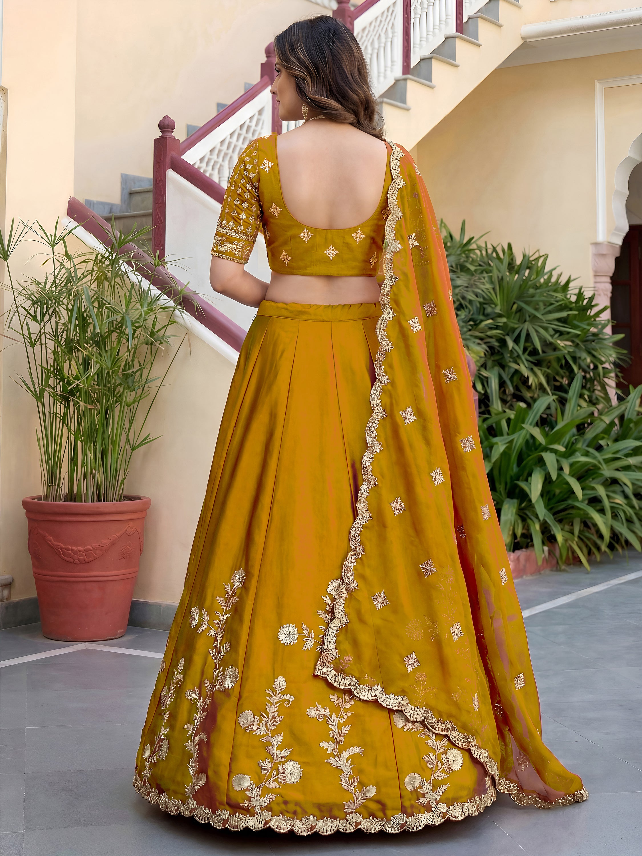 Royal Heritage Embroidered Lehenga Set