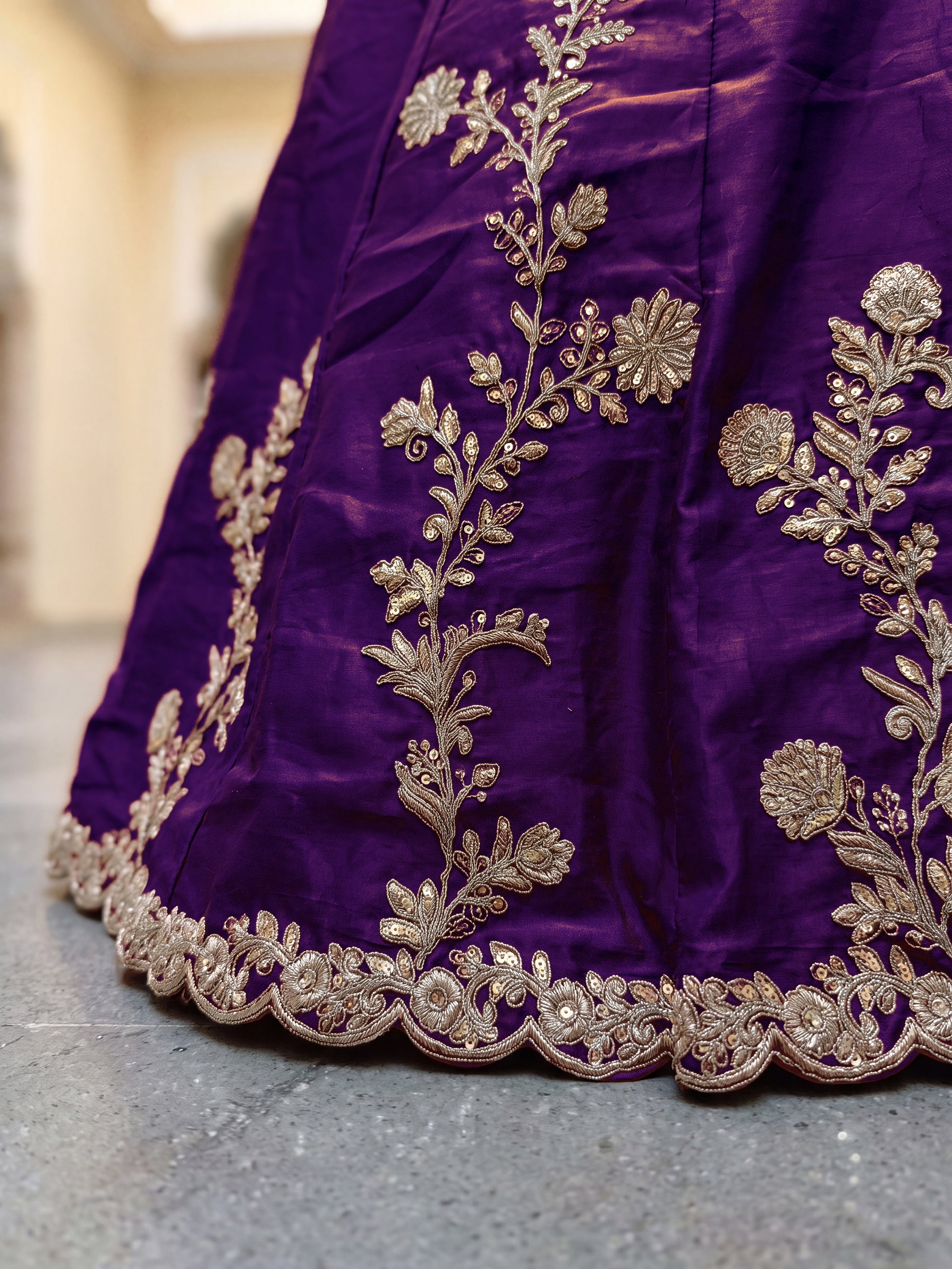 Royal Heritage Embroidered Lehenga Set