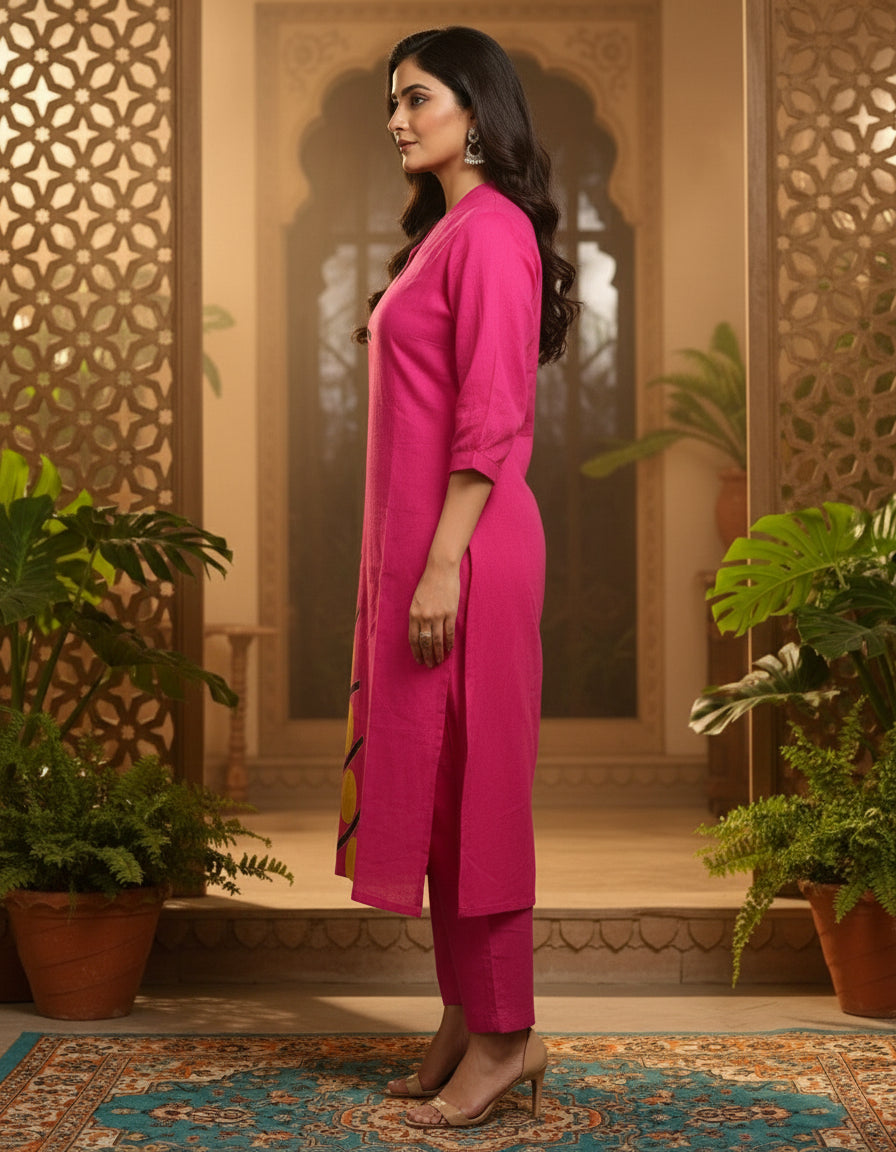 MEGENTA BLOOM CO-ORD SET