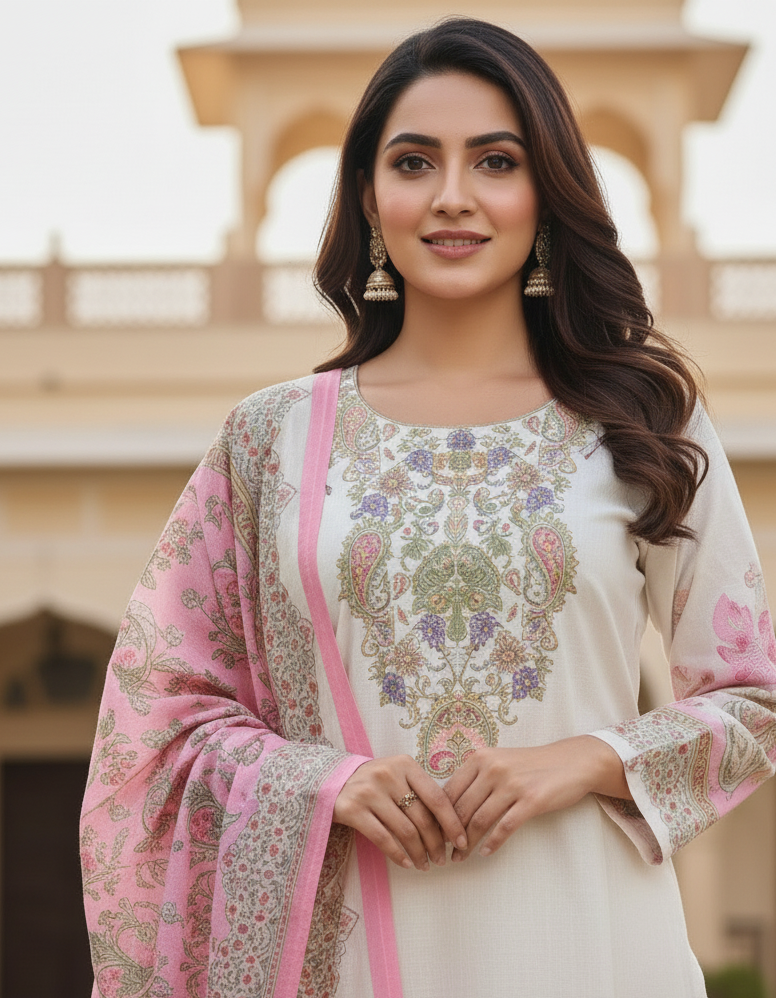 BLUSH IVORY MUSE SUIT