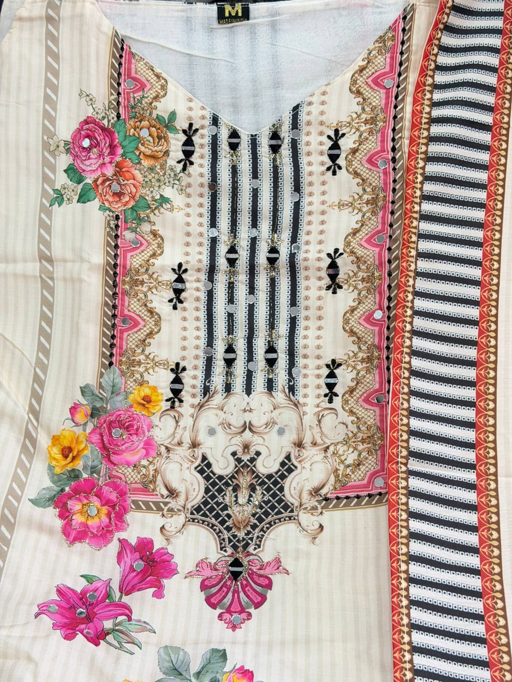 Zynara Aaina Crape Silk Suit Set