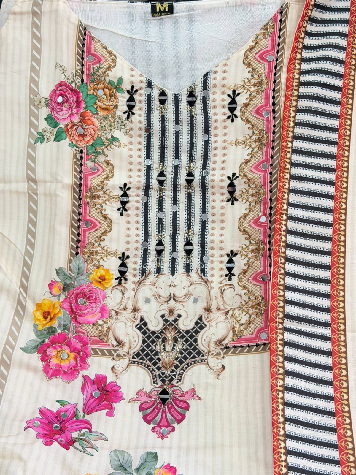 Zynara Aaina Crape Silk Suit Set