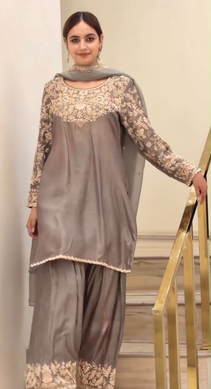 Zynara Zevara— Chinon Silk Farshi Palazzo Set