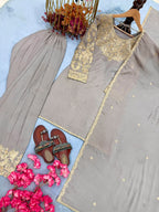 Zynara Zevara— Chinon Silk Farshi Palazzo Set