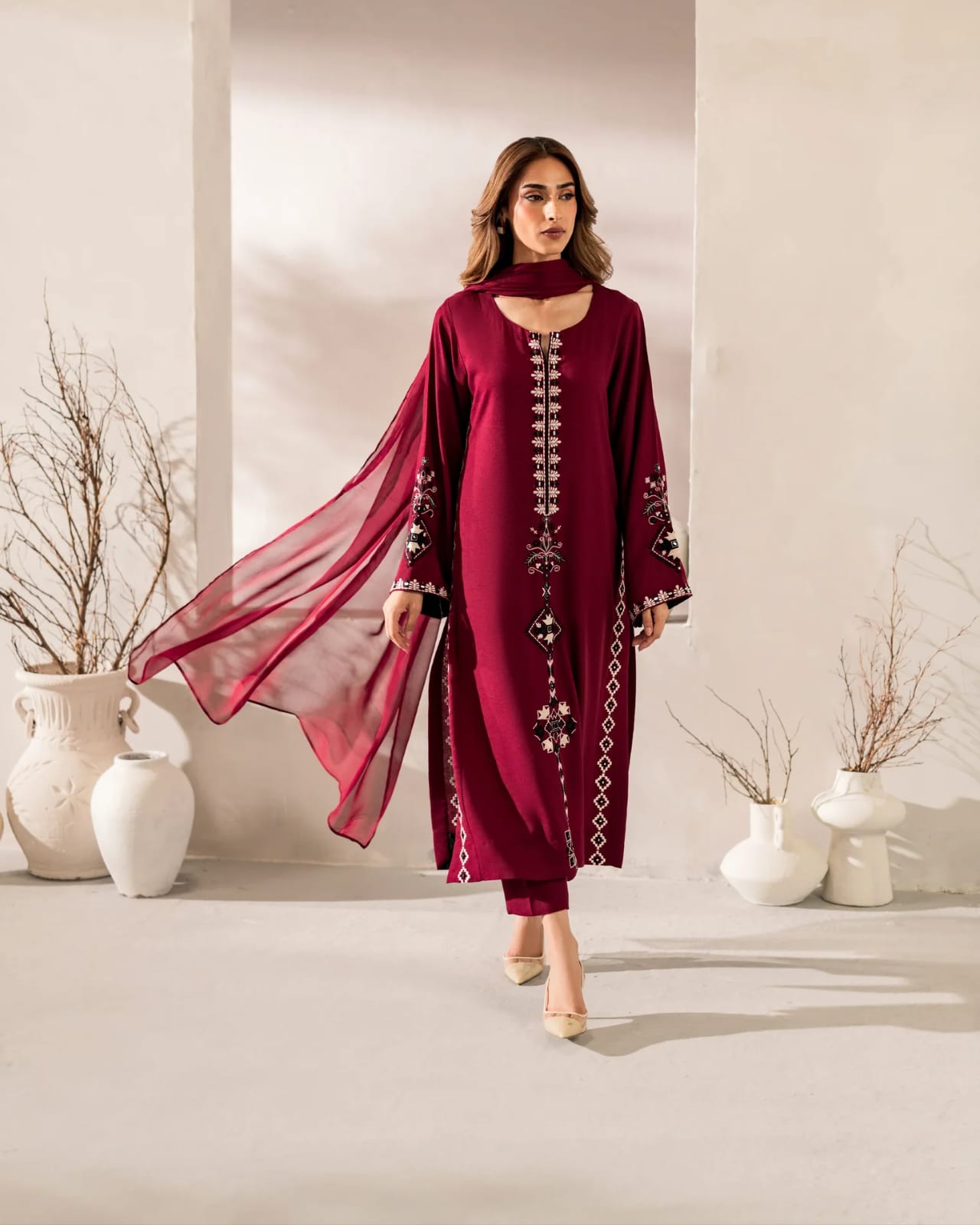 Zynara Chanderi Silk 3-Piece Set