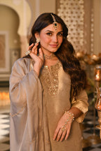 Regal Gold Designer Ethnic Suit