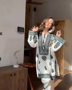 Noir Noor Farshi Set