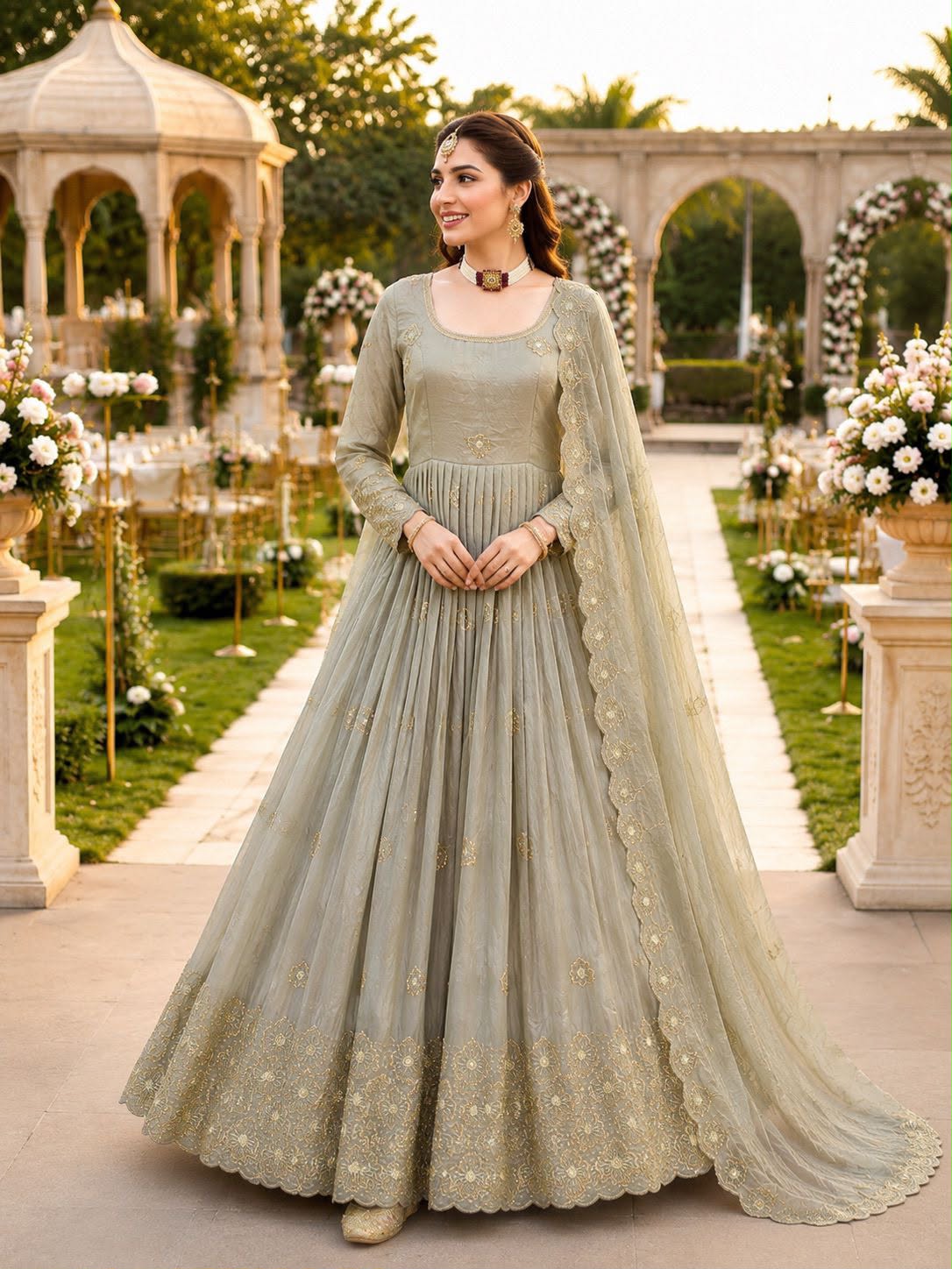 Celeste Noor Anarkali Set