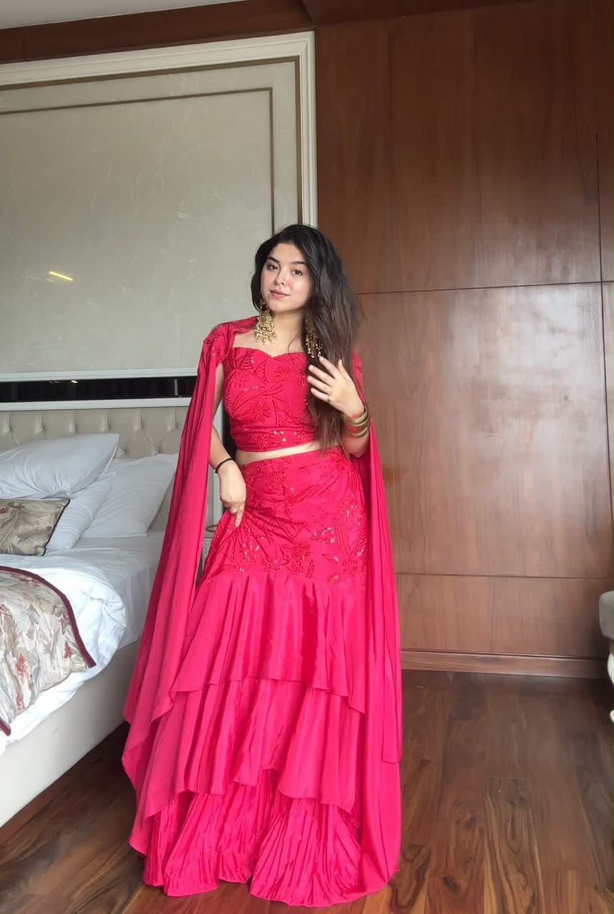 Rani Rose Lehenga Set