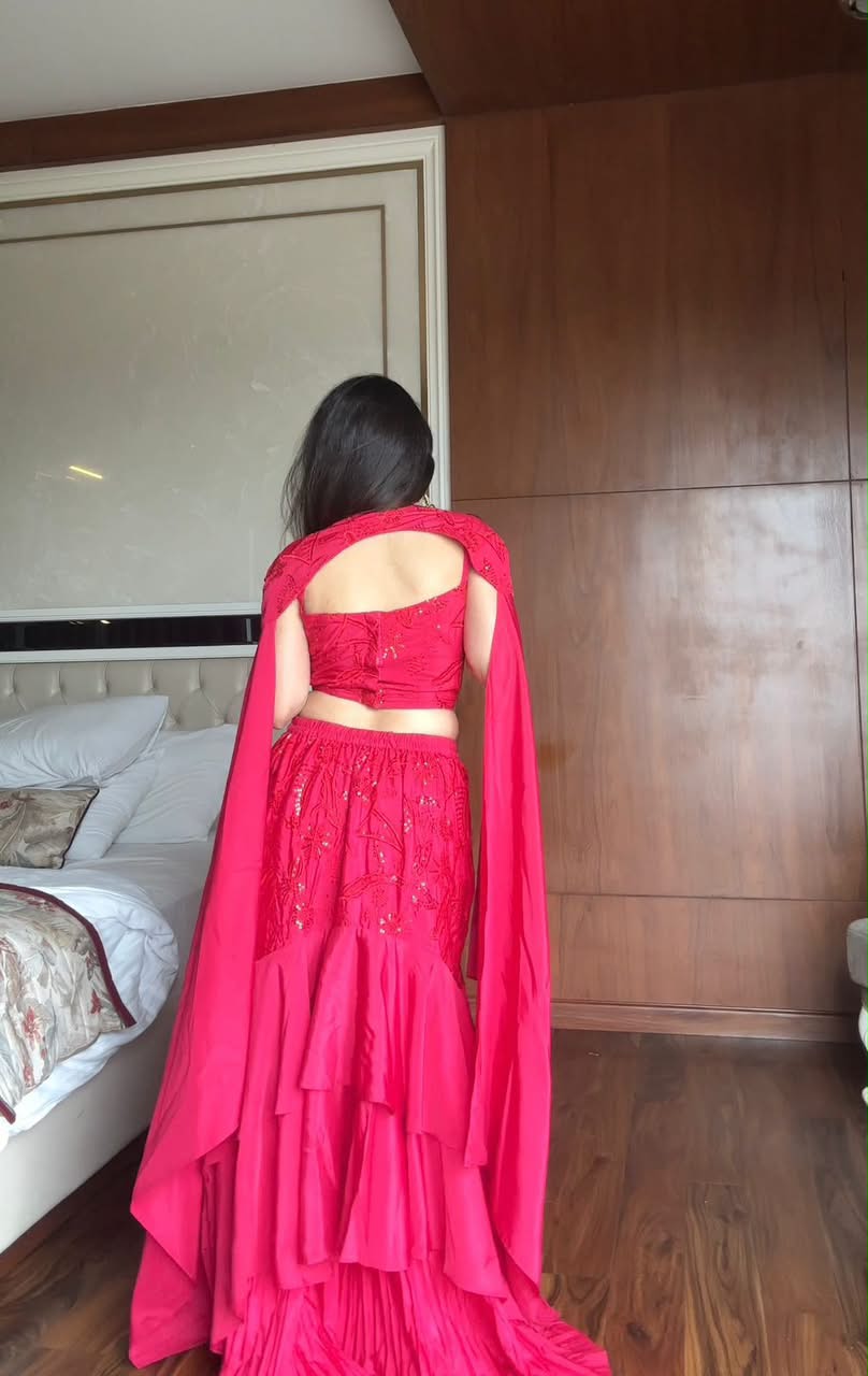Rani Rose Lehenga Set