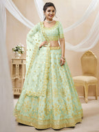 Zynara Pista Noor Mirror Lehenga Set