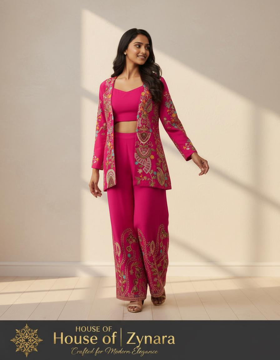 Zynara Shahbanu 3 Piece Coord Set