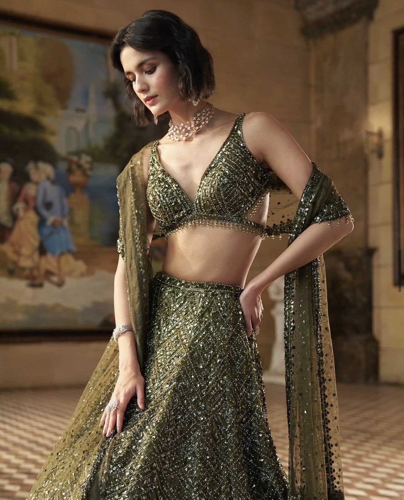 Zarafshan Luxe Lehenga