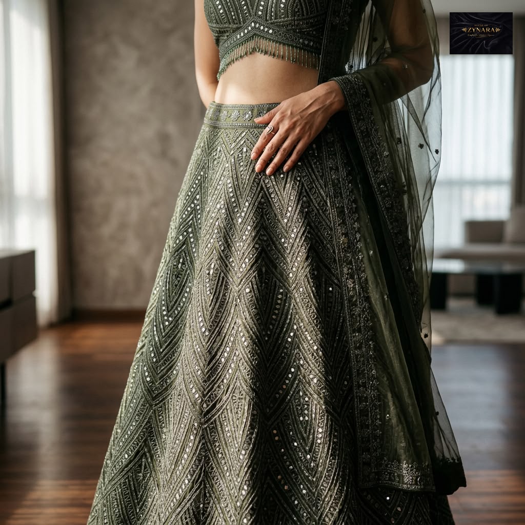 Zarafshan Luxe Lehenga