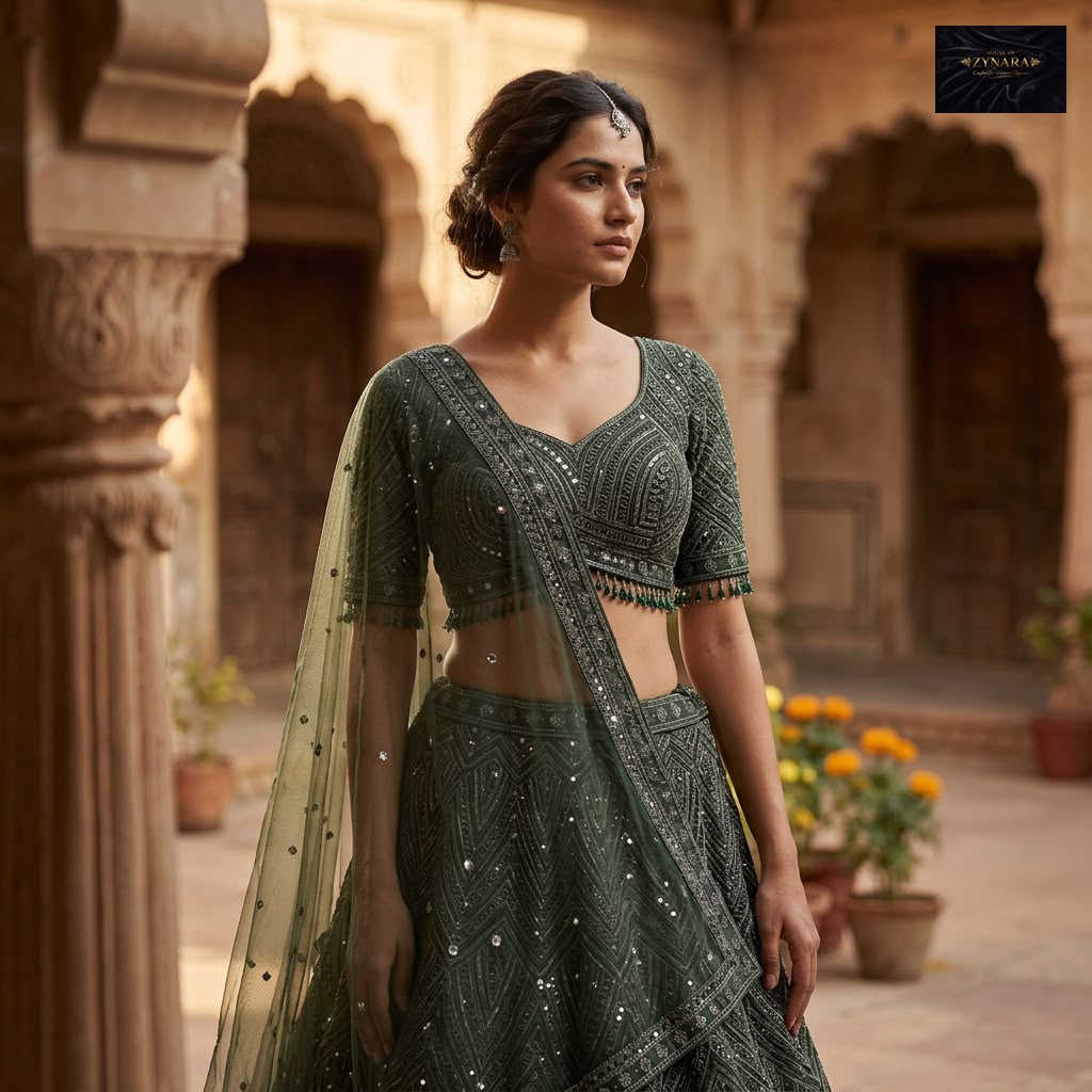 Zarafshan Luxe Lehenga