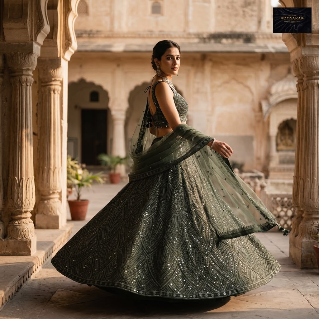 Zarafshan Luxe Lehenga