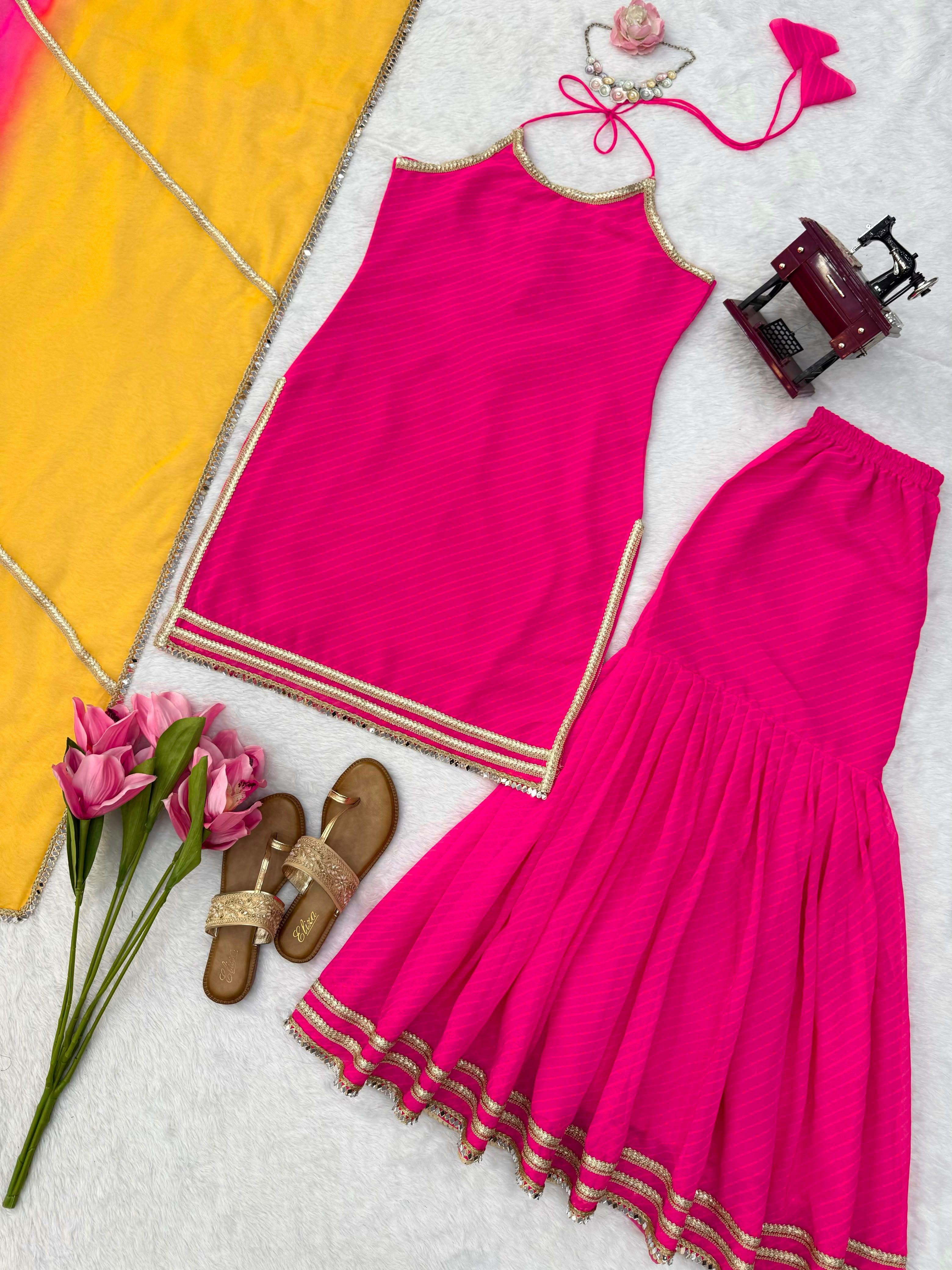 Zynara Meherza Designer Sharara Set