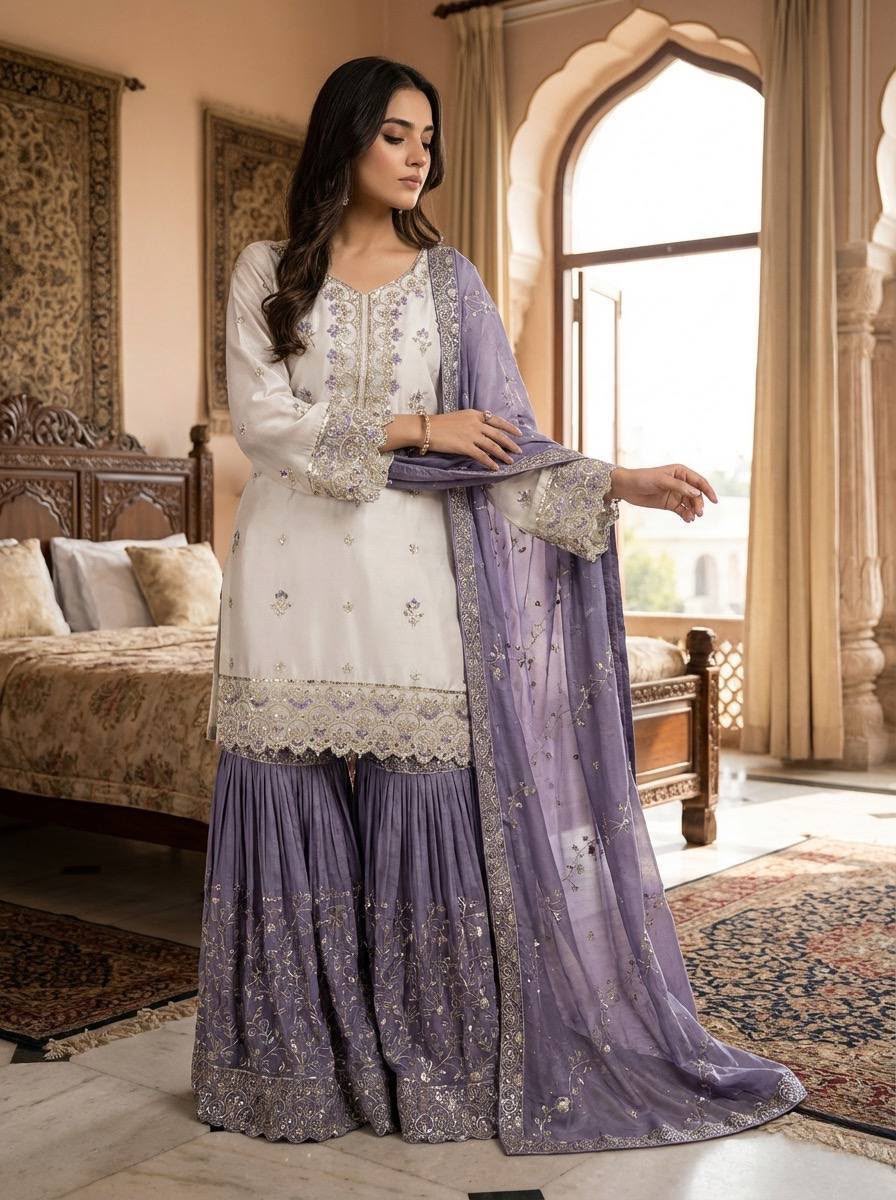Zynara Mehrunisa Sharara Set
