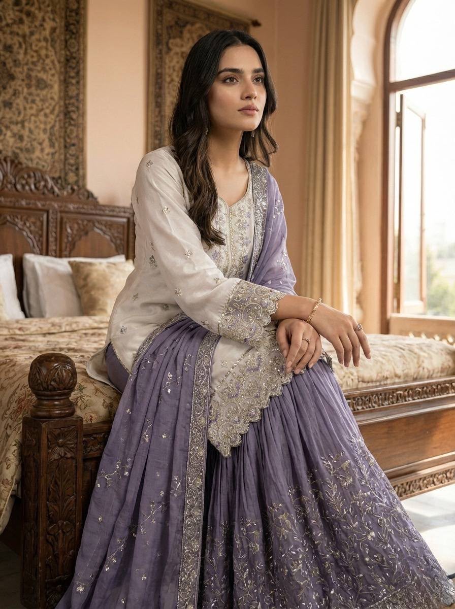 Zynara Mehrunisa Sharara Set