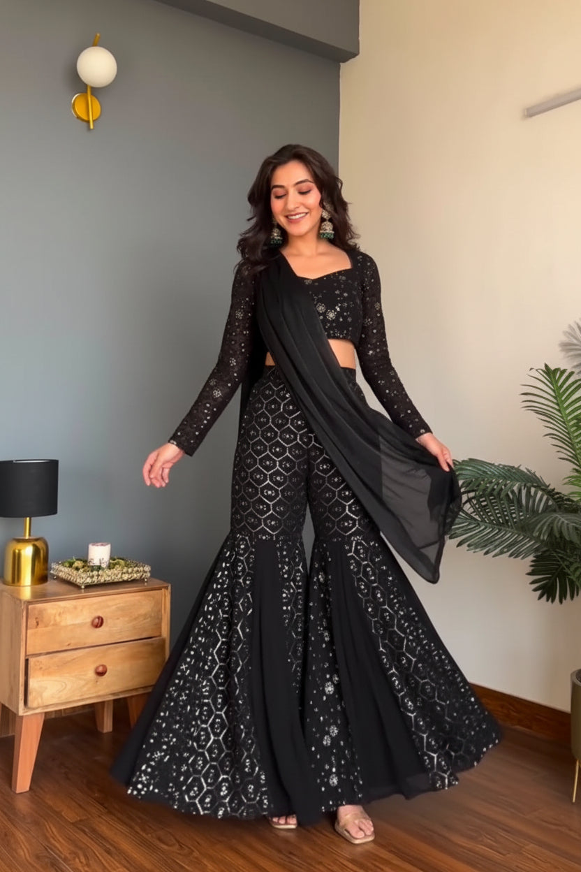 Zynara Saira Sharara Set