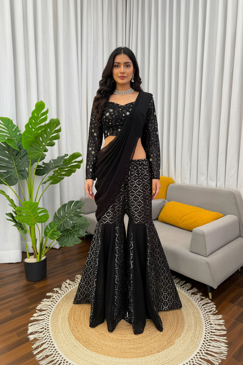 Zynara Saira Sharara Set