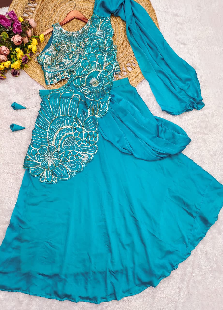 Zynara Noor-e-Raqs Lehenga Saree