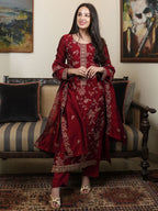 Zarina Silk Suit Set
