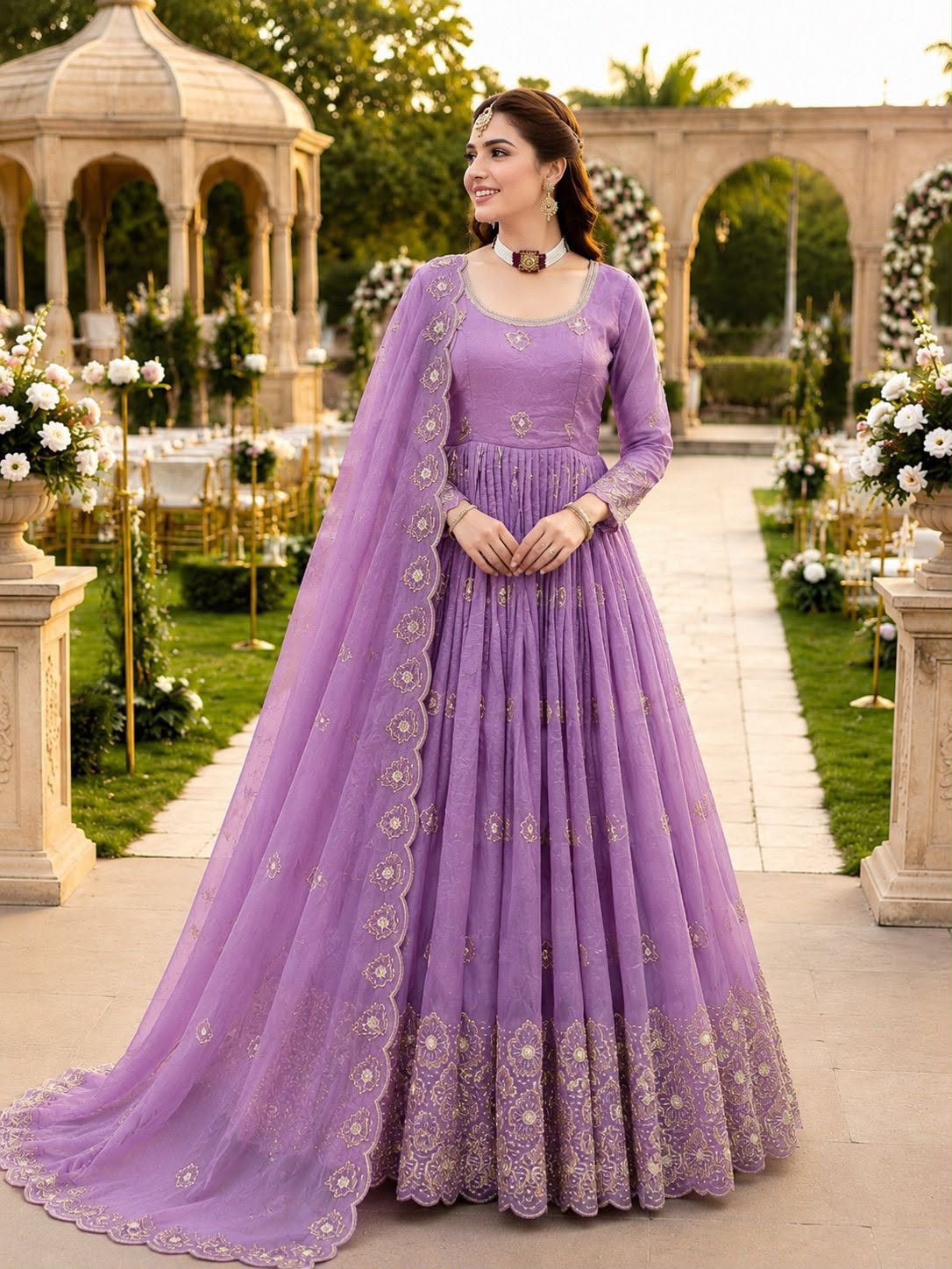 Celeste Noor Anarkali Set