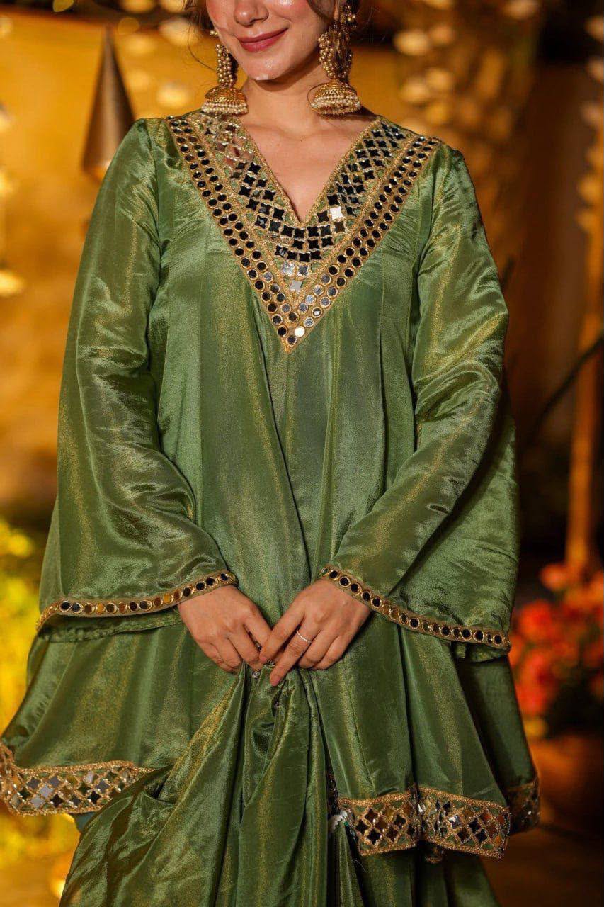 Chandrika Olive Ivory