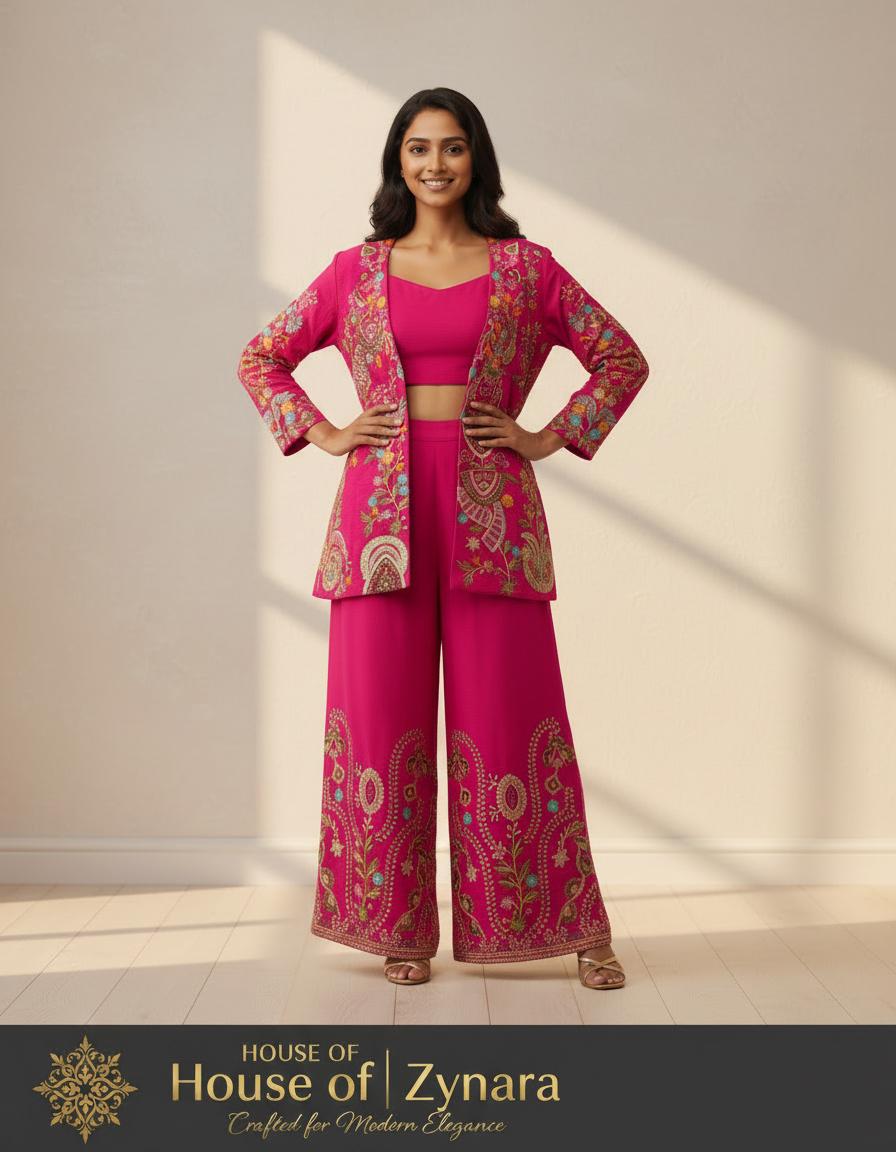 Zynara Shahbanu 3 Piece Coord Set