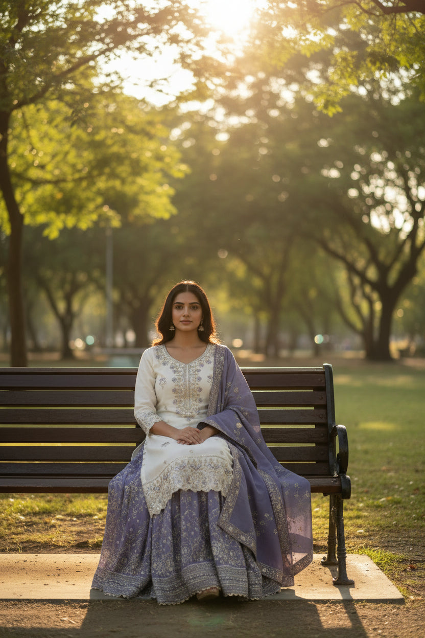 Zynara Mehrunisa Sharara Set
