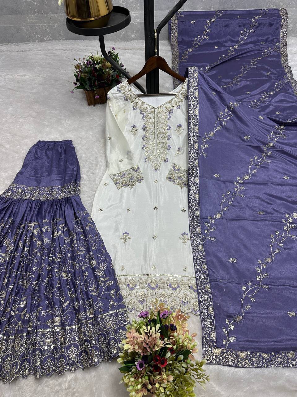 Zynara Mehrunisa Sharara Set