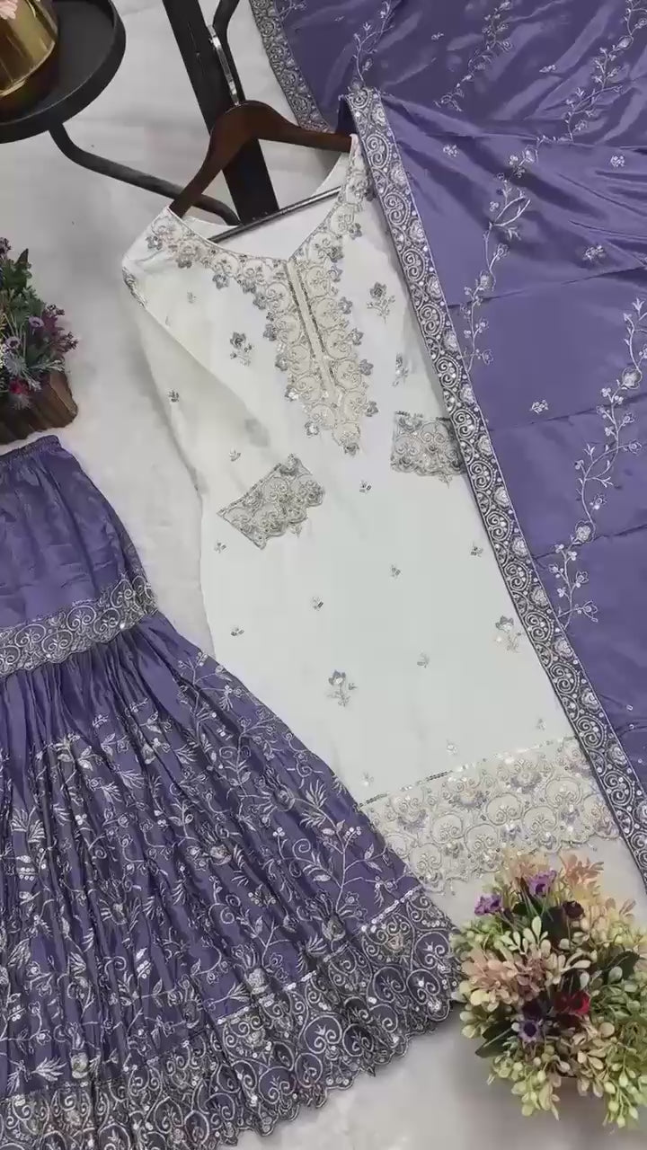 Zynara Mehrunisa Sharara Set