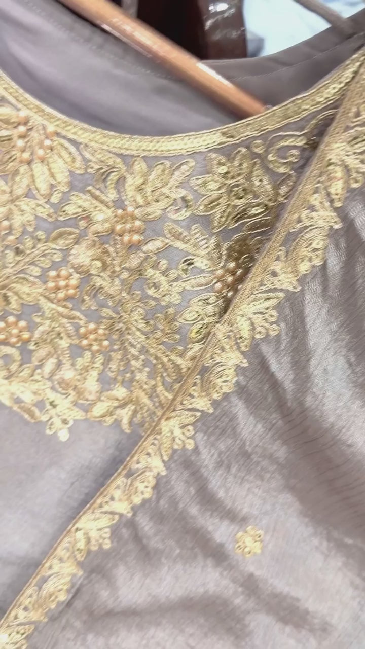 Zynara Zevara— Chinon Silk Farshi Palazzo Set